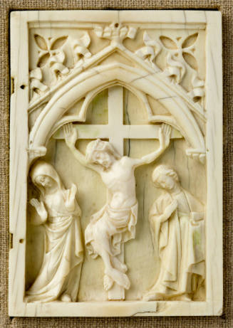 Right half of a Diptych: Crucifixion of Christ