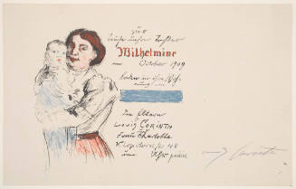 Invitation to Wilhelmine's Baptism
