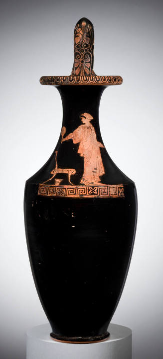 Pitcher (Oinochoe): Standing Woman Holding a Mirror