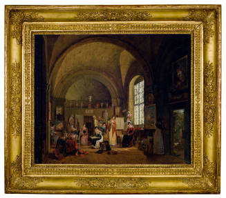Replica of 'Interior of the Studio of Van Dael and his students at the Sorbonne'