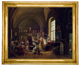 Interior of the Studio of Van Dael and his students at the Sorbonne