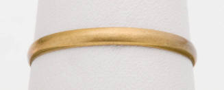 Plain Narrow Gold Ring