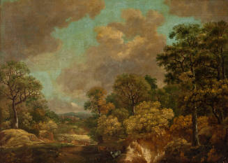 Landscape with Oak Trees