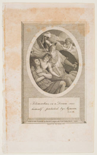Telemachus in a Dream sees himself protected by Minerva