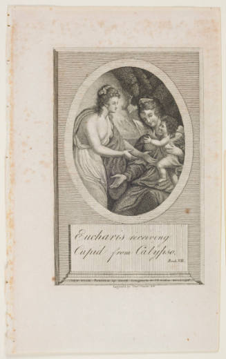 Eucharis receiving Cupid from Calupso
