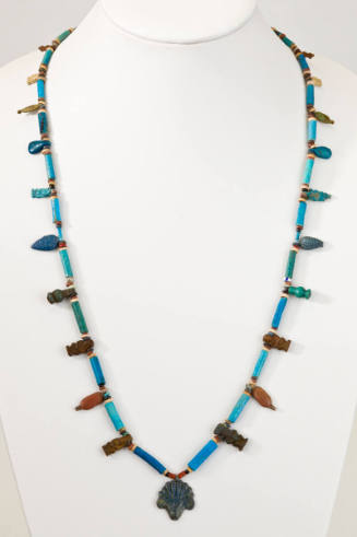 Necklace with Beads and Amulets