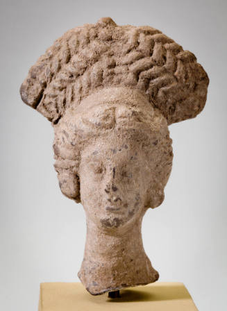 Head of Goddess with mural crown