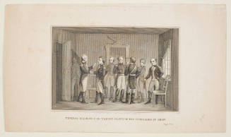 General Washington taking leave of his comrades in arms.