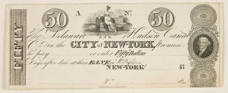 The Delaware and Hudson Canal Fifty Dollar Bank Note