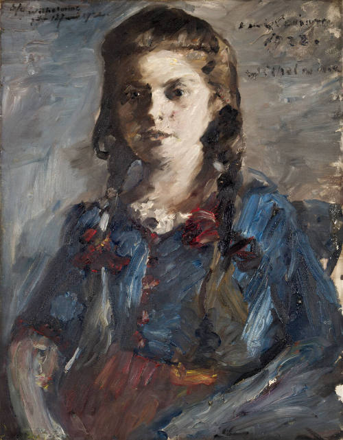 Portrait of Wilhelmine with Braids