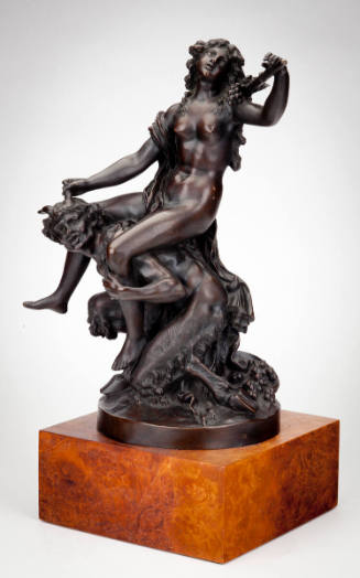 Bachante Riding on the Back of a Satyr