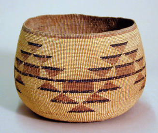 Twined Basketry Bowl