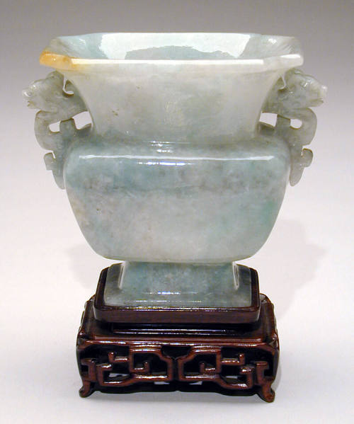 Jadeite Bronze Form Vase