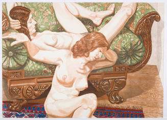 Two Nudes on a Federal Sofa