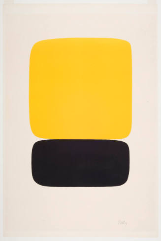 Untitled (Yellow Over Black)