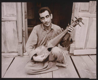 Blind Musician, Kashmir, India