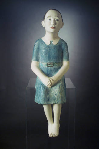 Girl with Blue Dress