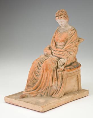Draped Female Seated in a Chair