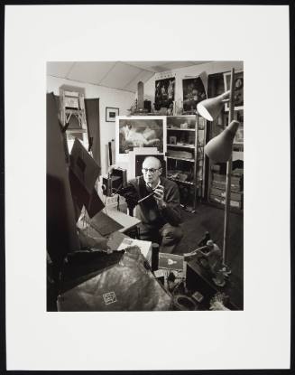 Worcester, MA, January 8, 1992, 1168 Grafton St., John O’Reilly in the Studio, (#8)