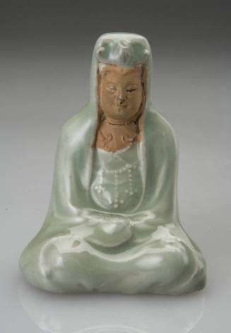 Seated Figure of Guanyin (Longquan ware, "Southern celadon")