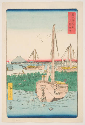 The Sea at Tsukuda in the Eastern Capital (Tōto Tsukuda oki)