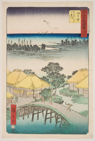 No. 44, Yokkaichi: Nako Bay and the Mie River (Yokkaichi, Nako-no-ura Miekawa)