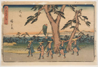 Otsuka. A Procession of Samurai, Soldiers of Rank