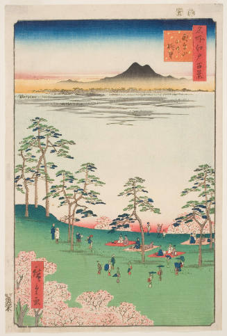 View to the North from Asuka Hill (Asukayama kita no chōbō)