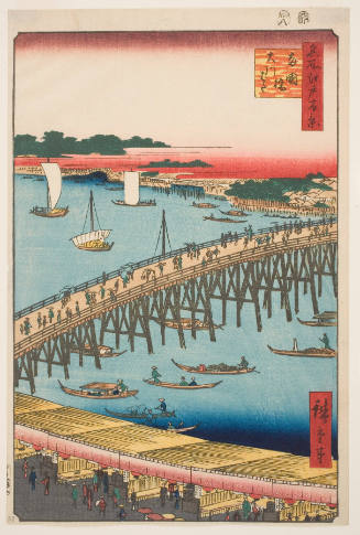 Ryōgoku Bridge and the Great Riverbank (Ryōgokubashi Ōkawabata)