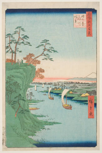 View of Kōnodai and the Tone River (Kōnodai Tonegawa fūkei)