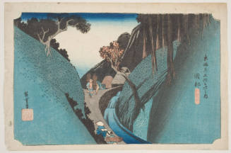 Okabe: View of the Road Leading up Utsu Hill