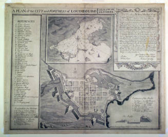 A Plan of the City and Fortress of Louisbourg