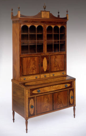 Desk and bookcase (secretary)