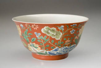 Bowl with Garden Flower Design