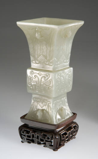 Vase in the Shape of a Bronze Ritual Vessel (ku)